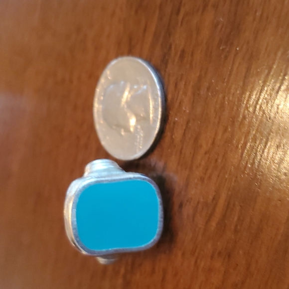 Vintage Kenneth Lane Blue Enamel Statement Ring - Picture 5 of 5